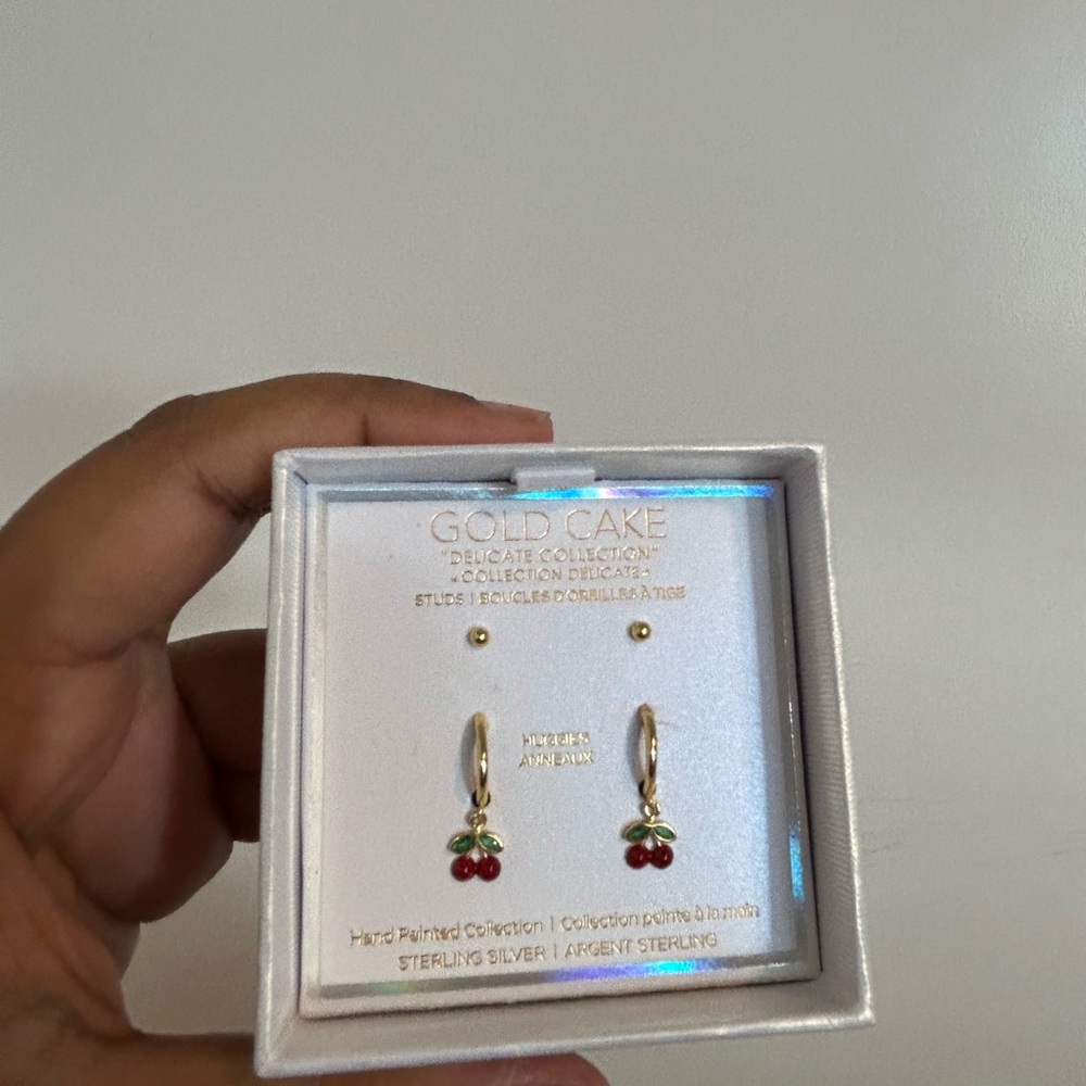 Cherry Earrings Set